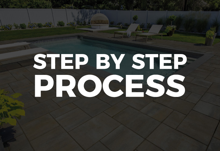 Affordable Patio Step 1 "Step-by-Step."