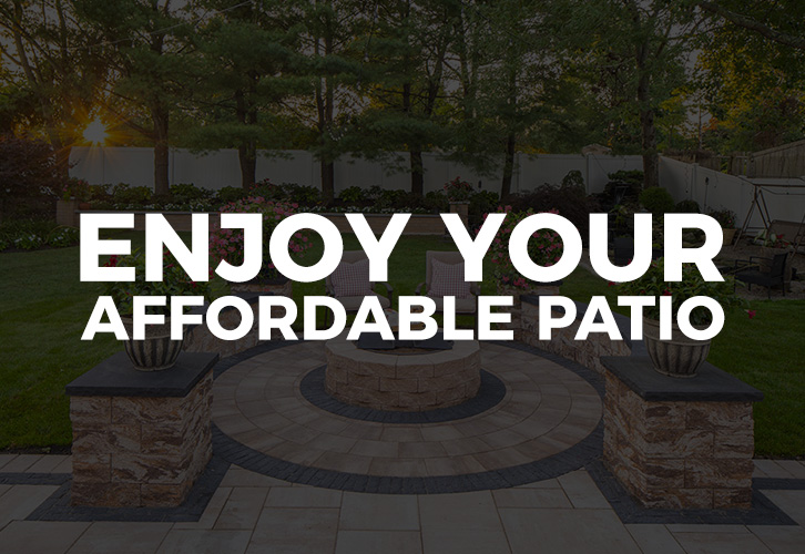 Affordable Patio Step 5 "Enjoy your affordable patio."