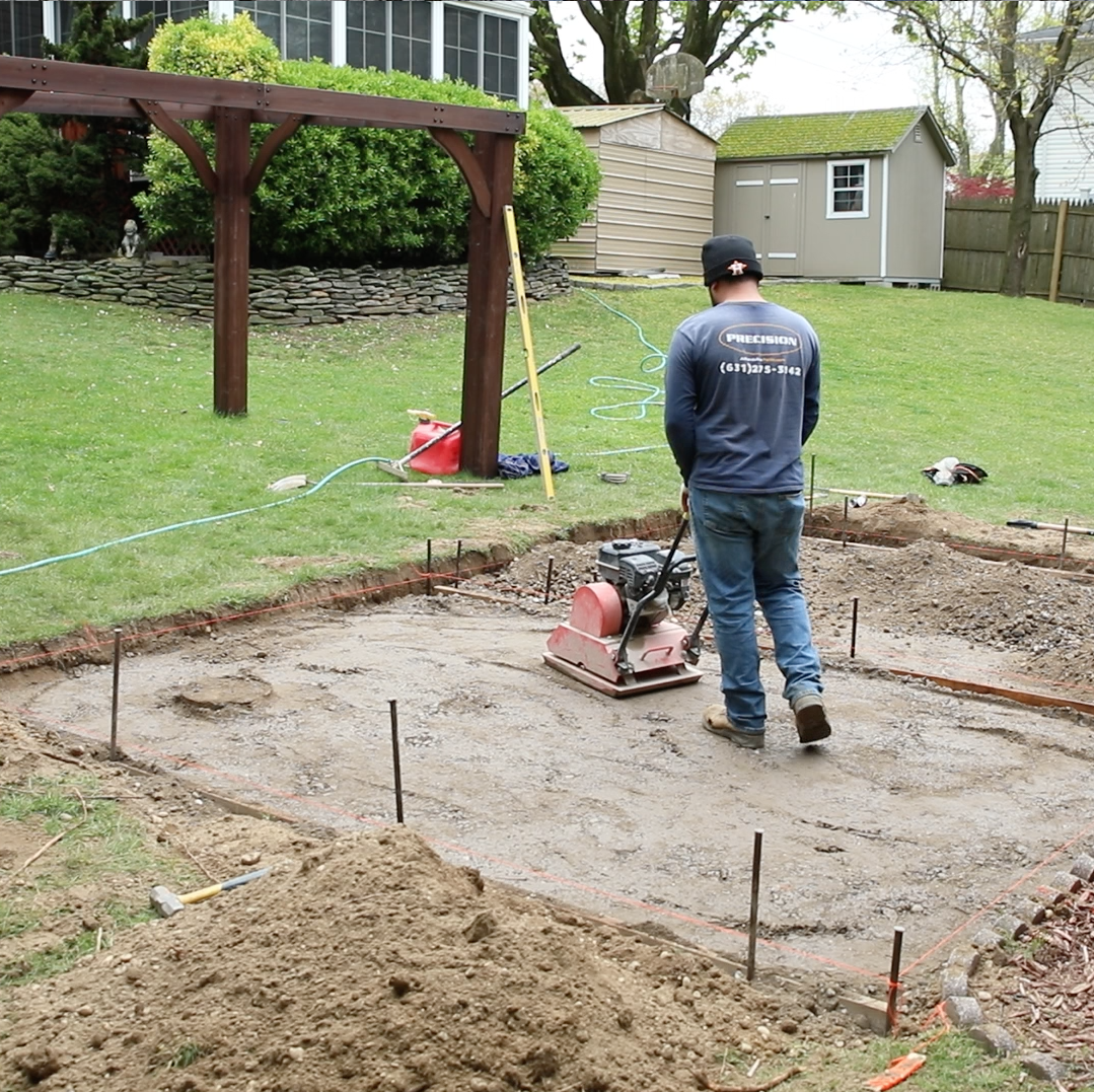 Affordable patio Installing Subbase