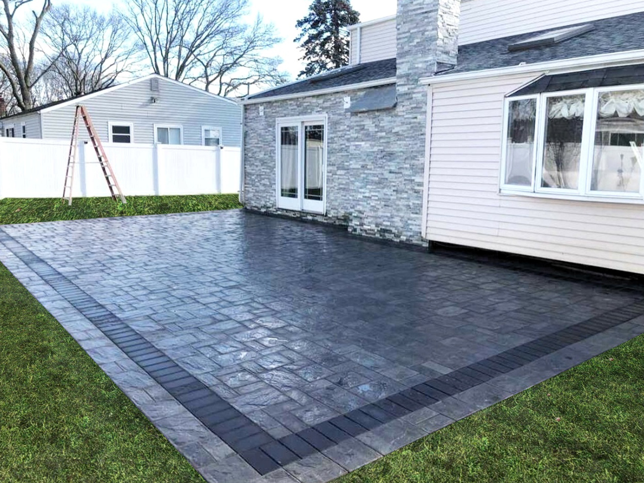 A patio project showcasing Affordable Patio's passion and commitment to delivering personalized, high-quality solutions
