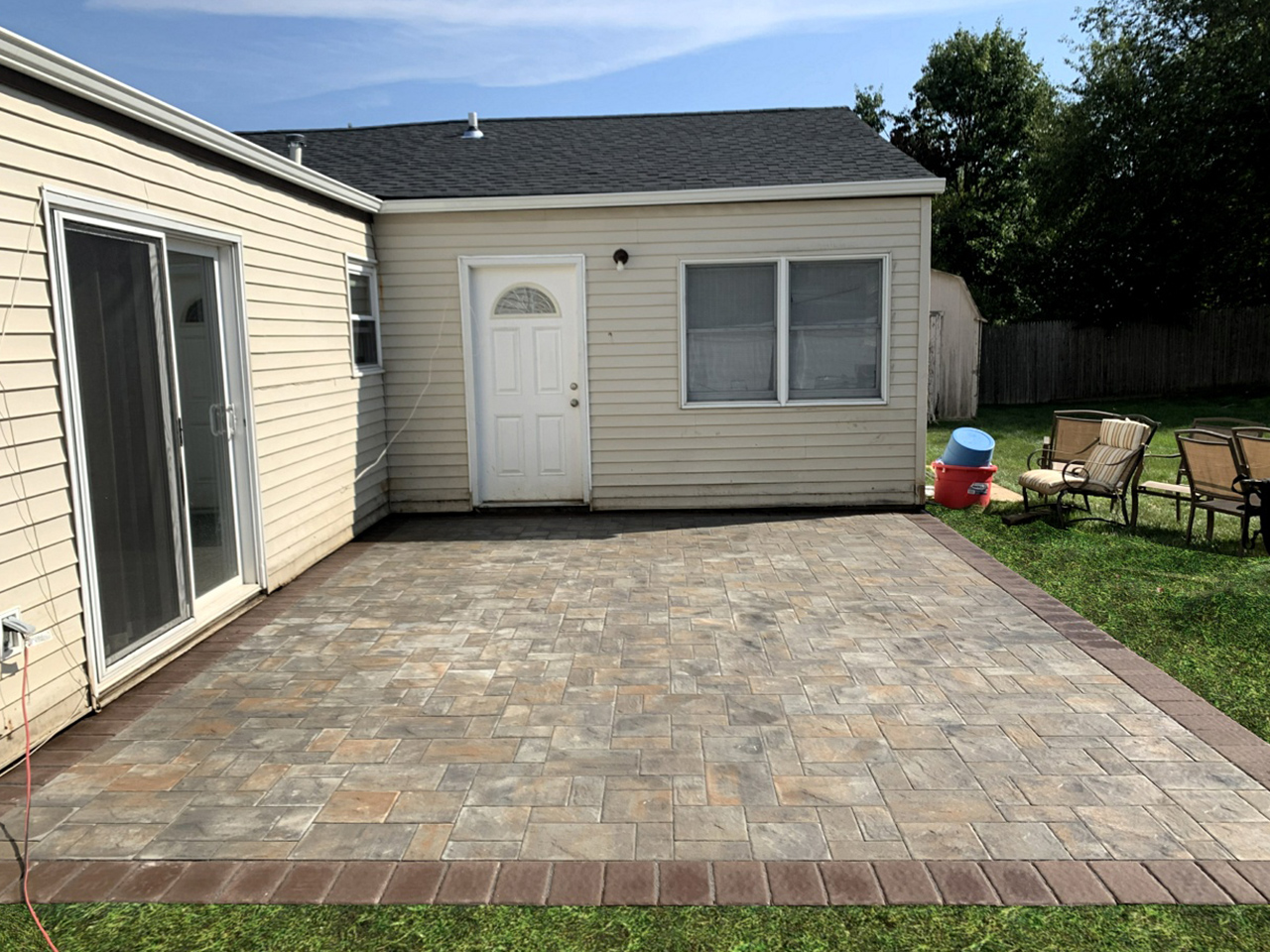A timeless patio design by Affordable Patio, blending classic elements with modern touches for a balanced look