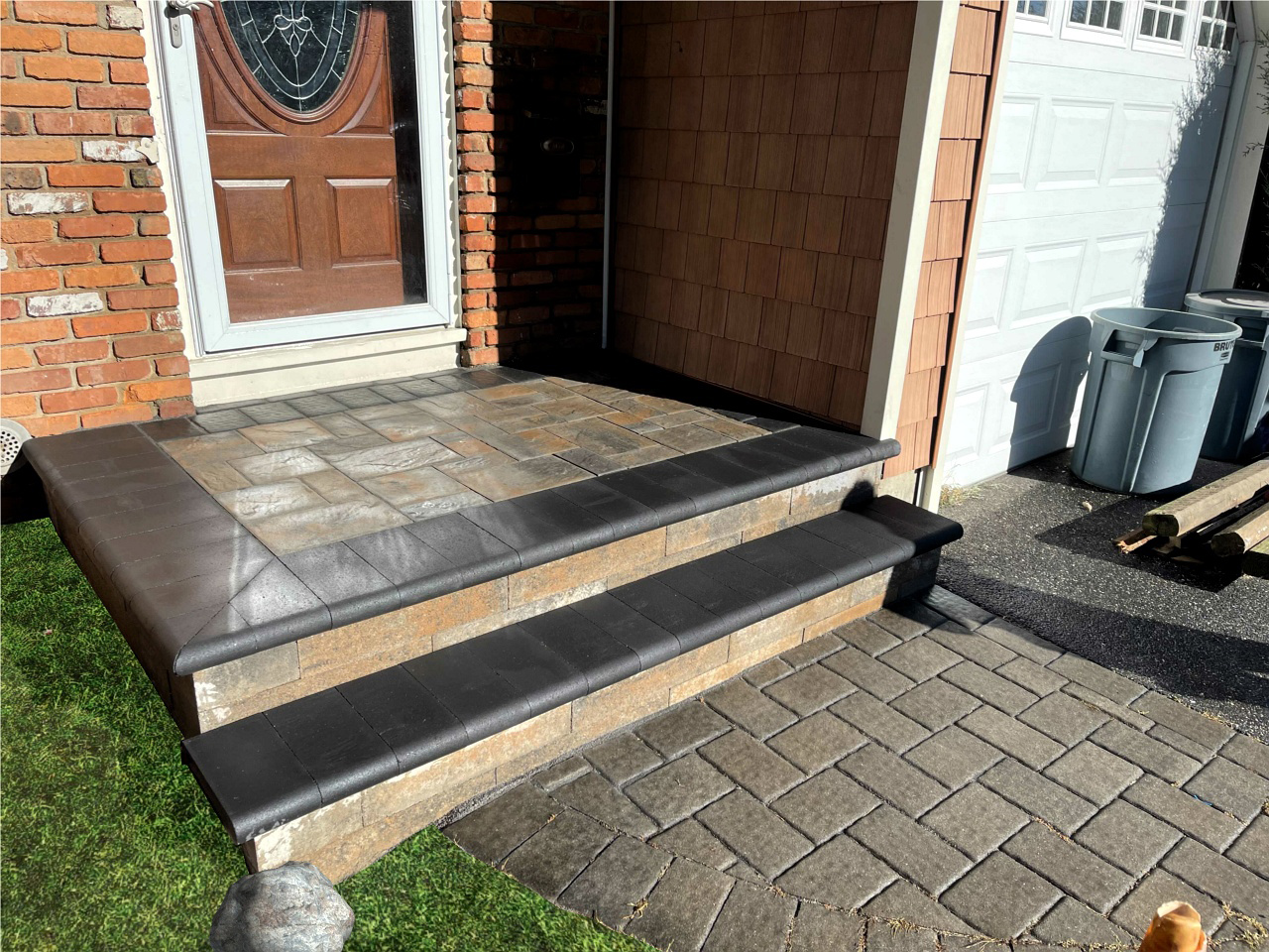 Weather-resistant and long-lasting natural stone steps for worry-free use