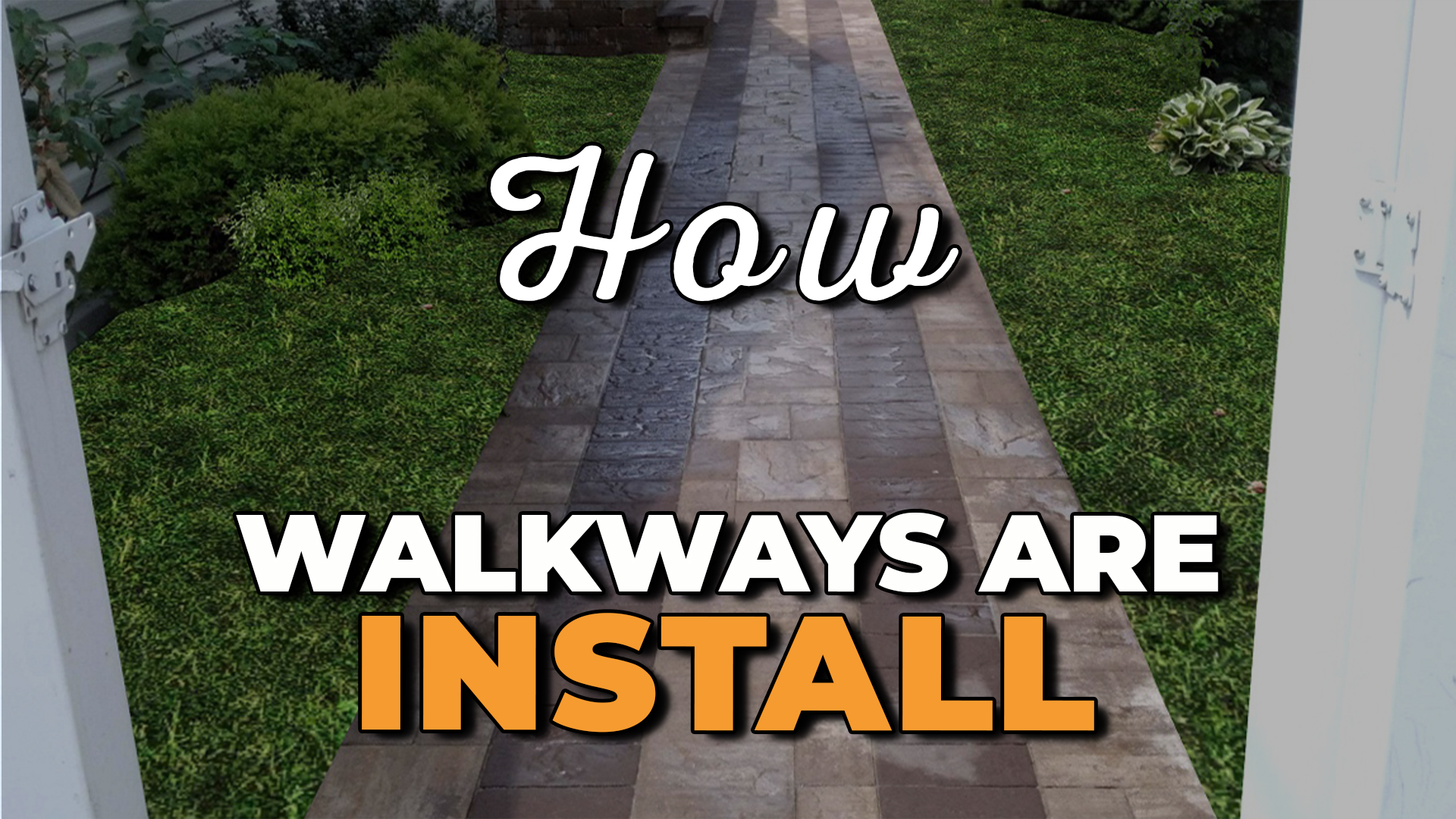 How Walkways are install