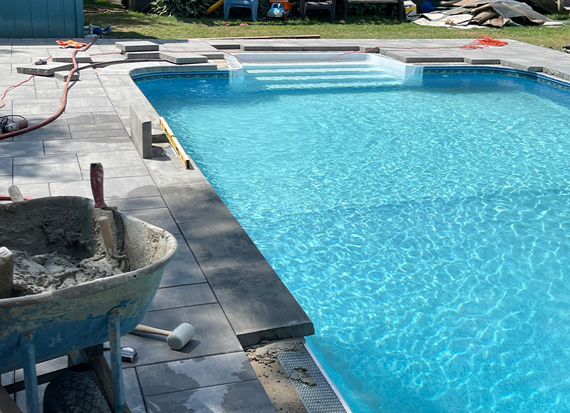 Pool patio installers near me, Pool patio installer