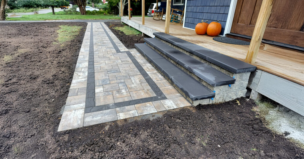 Walkway Design with Pavers: Creating Safe and Stylish Paths in Strafford County