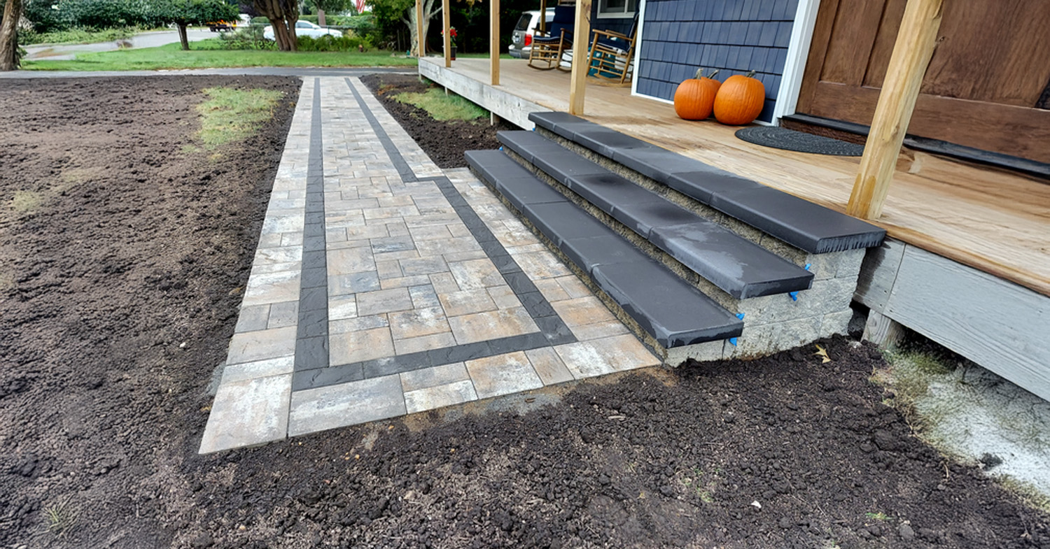 Walkway Design with Pavers: Creating Safe and Stylish Paths in Strafford County