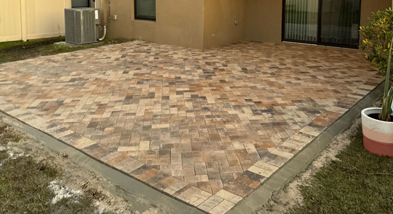 Large custom-designed paver deck by Affordable Patio Florida. Our affordable patios transform outdoor spaces with durable, stylish, and professional craftsmanship.