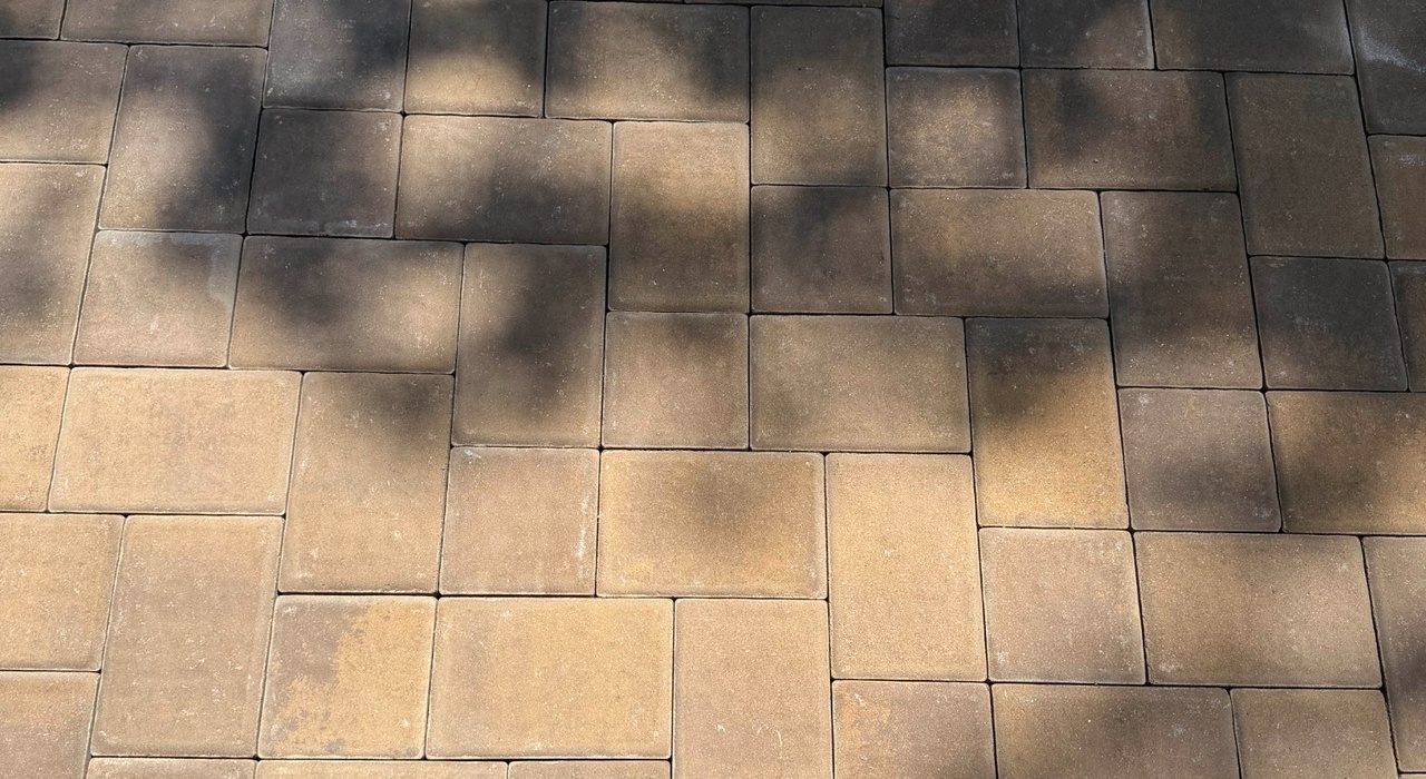 paver driveway base comparison showing patio pavers and driveway pavers built for vehicle loads