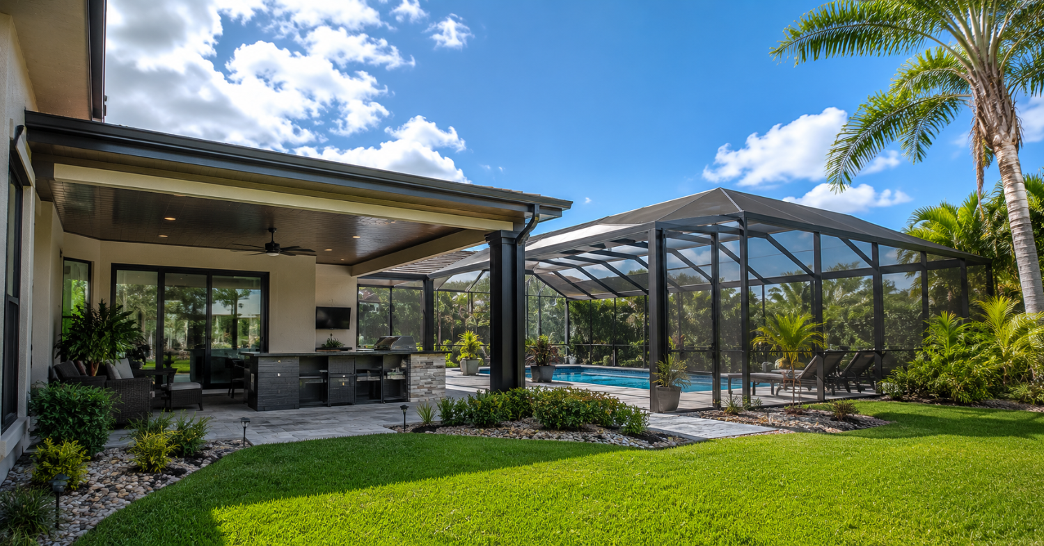 covered lanai vs screened lanai