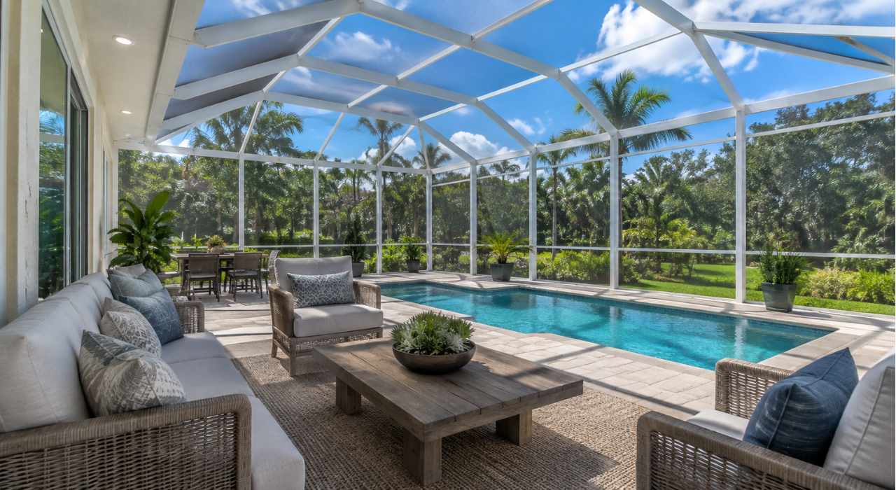 covered lanai vs screened lanai