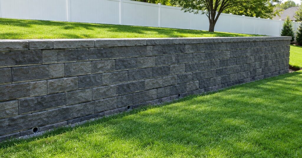 retaining wall height permit on long island