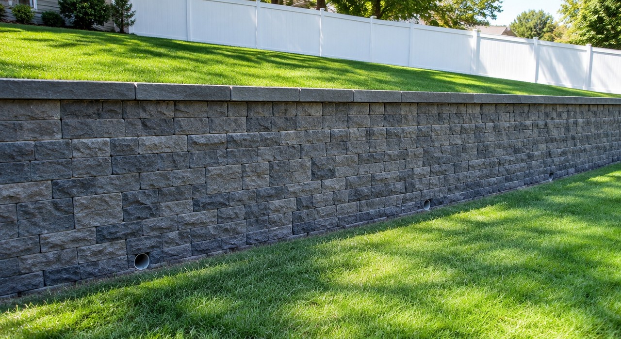 retaining wall height permit on long island