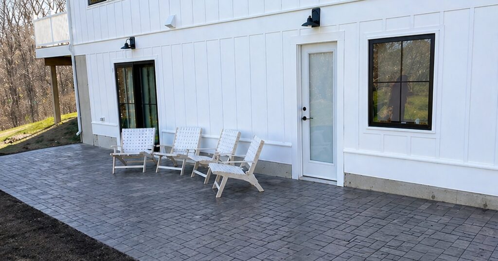 patio installation in Bedford NH
