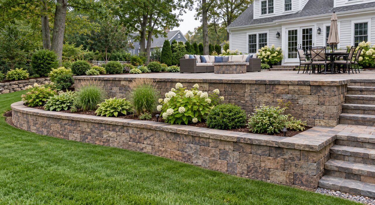 retaining wall contractor in Laconia NH
